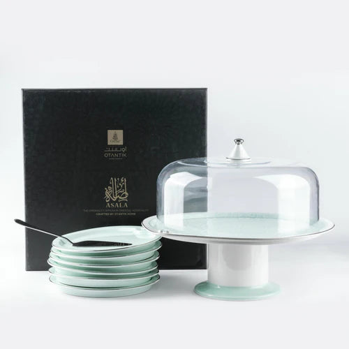 طقم تقديم الكيك مجموعة أصالة