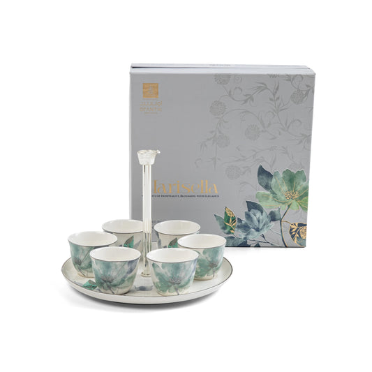 Arabic coffee set with stand