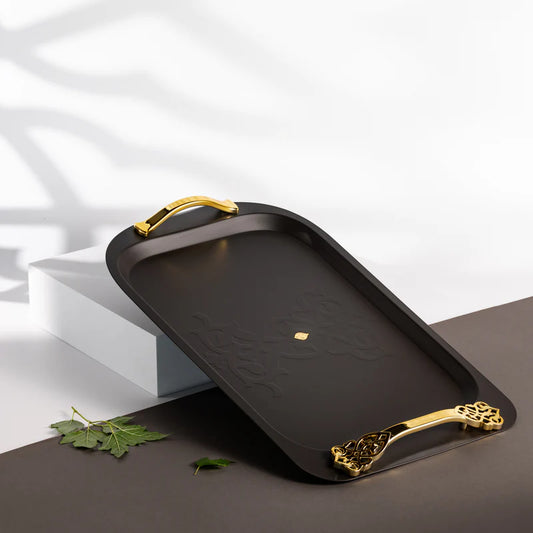 صينية تقديم فاخرة مجموعة نقش