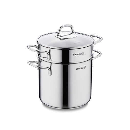 Korkmaz Steel Spaghetti Pot