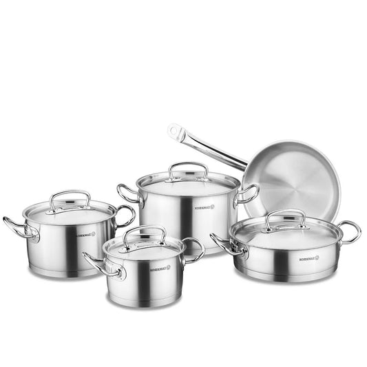 Korkmaz 8-piece cookware set + frying pan