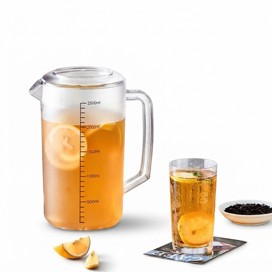 شاف بلاستيك شفاف 2500 مل مع غطاء - عابدين Home Center