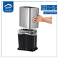 steel wastebasket