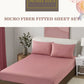 Microfiber rubber sheet