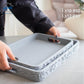 Rectangular tray