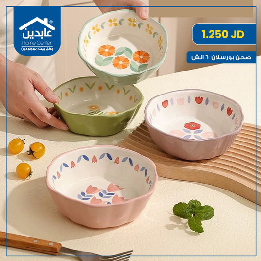 6 inch porcelain plate