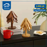 Wooden coasters set