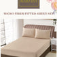 Microfiber rubber sheet