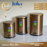 steel wastebasket