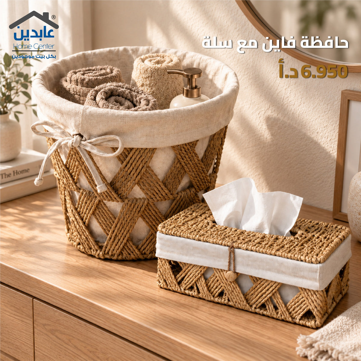 حافظة فاين مع سلة