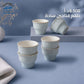 طقم فناجين سادة