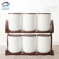 Porcelain spice set