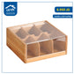 divided wooden box