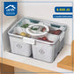 Divided refrigerator organizer
