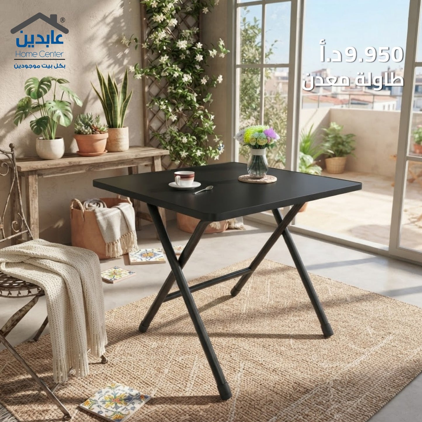 طاولة معدن
