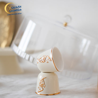 Plain coffee cup set