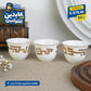 طقم فناجين سادة بورسلان