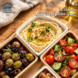 صحن مقطع قاعدة خشب