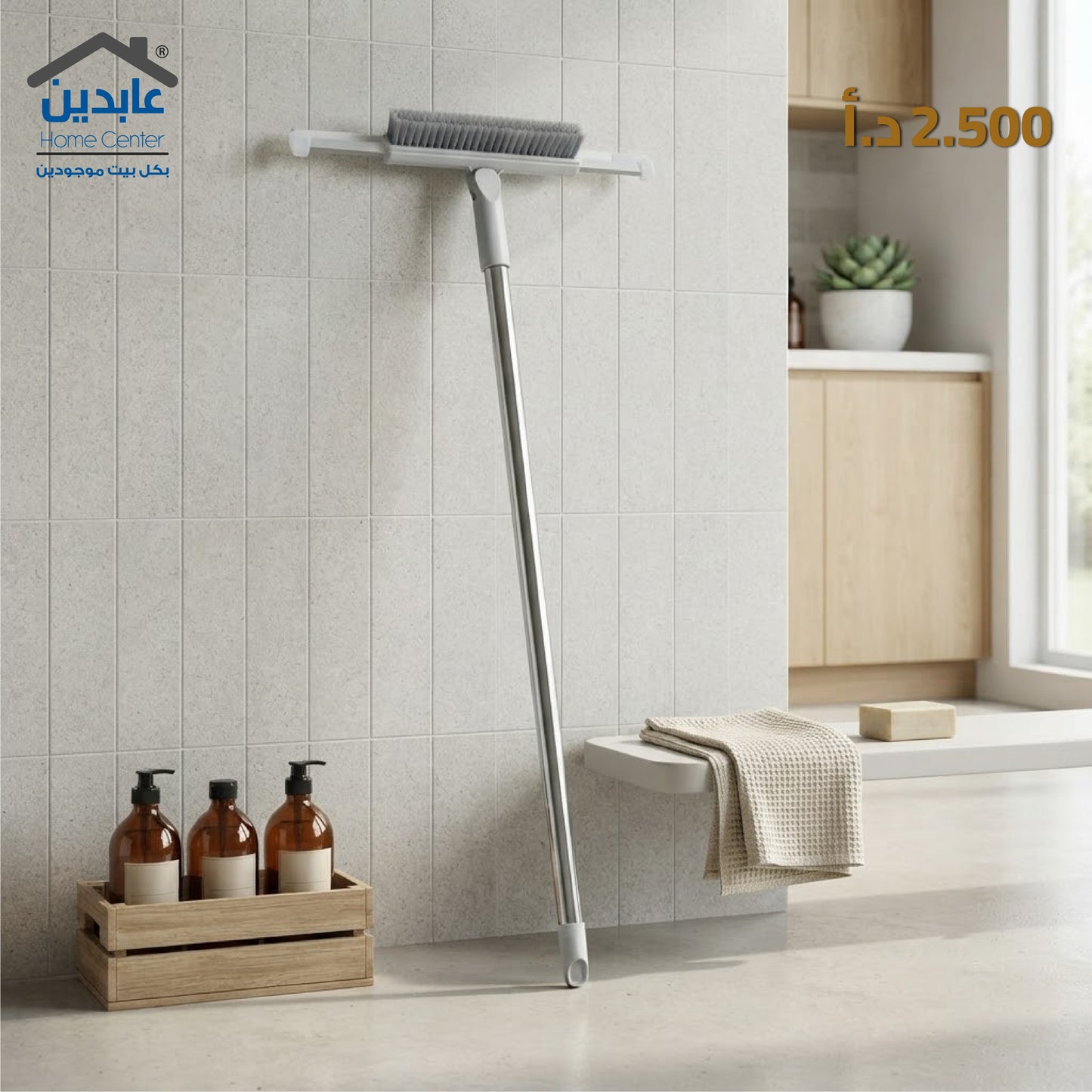 ممسحة مع فرشاة
