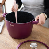 طنجرة جوليا جرانيت بيرغندي JULIA STOCK POT