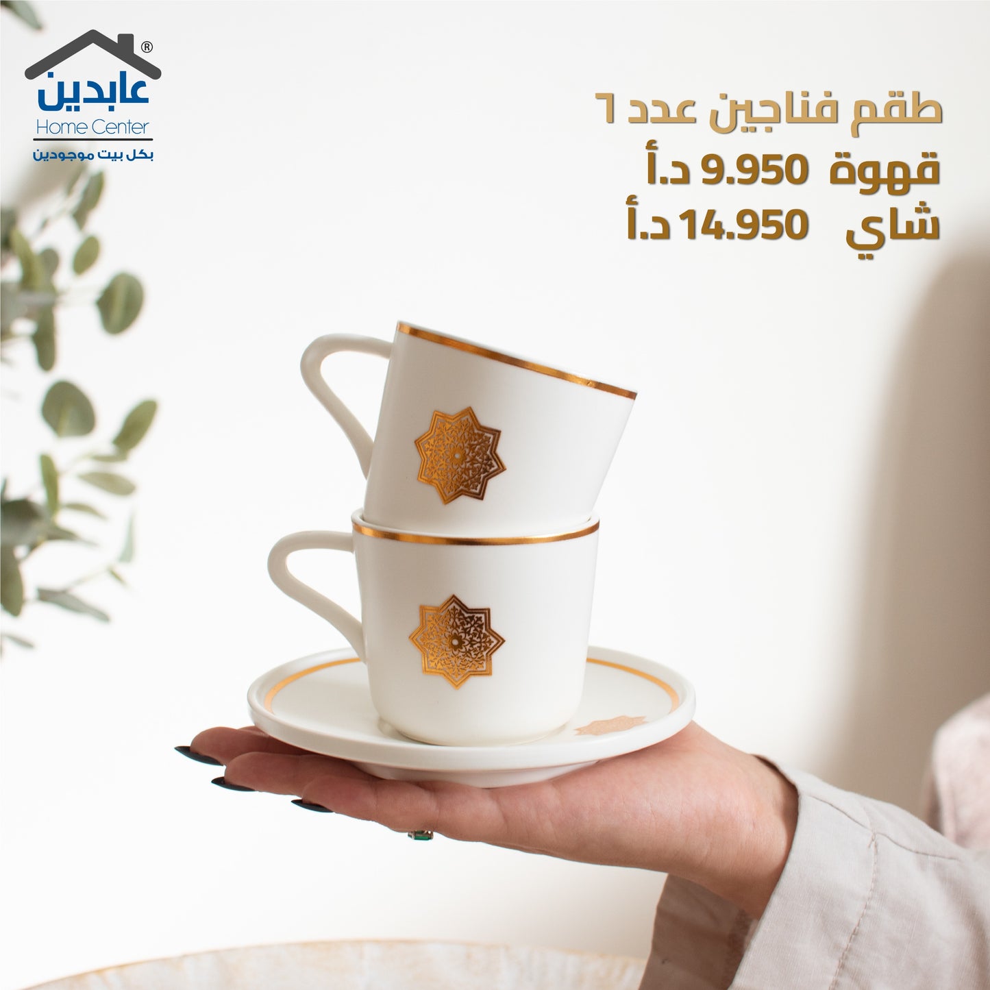Porcelain cup set