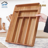 Wooden spoon organizer