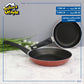 New flon frying pan set