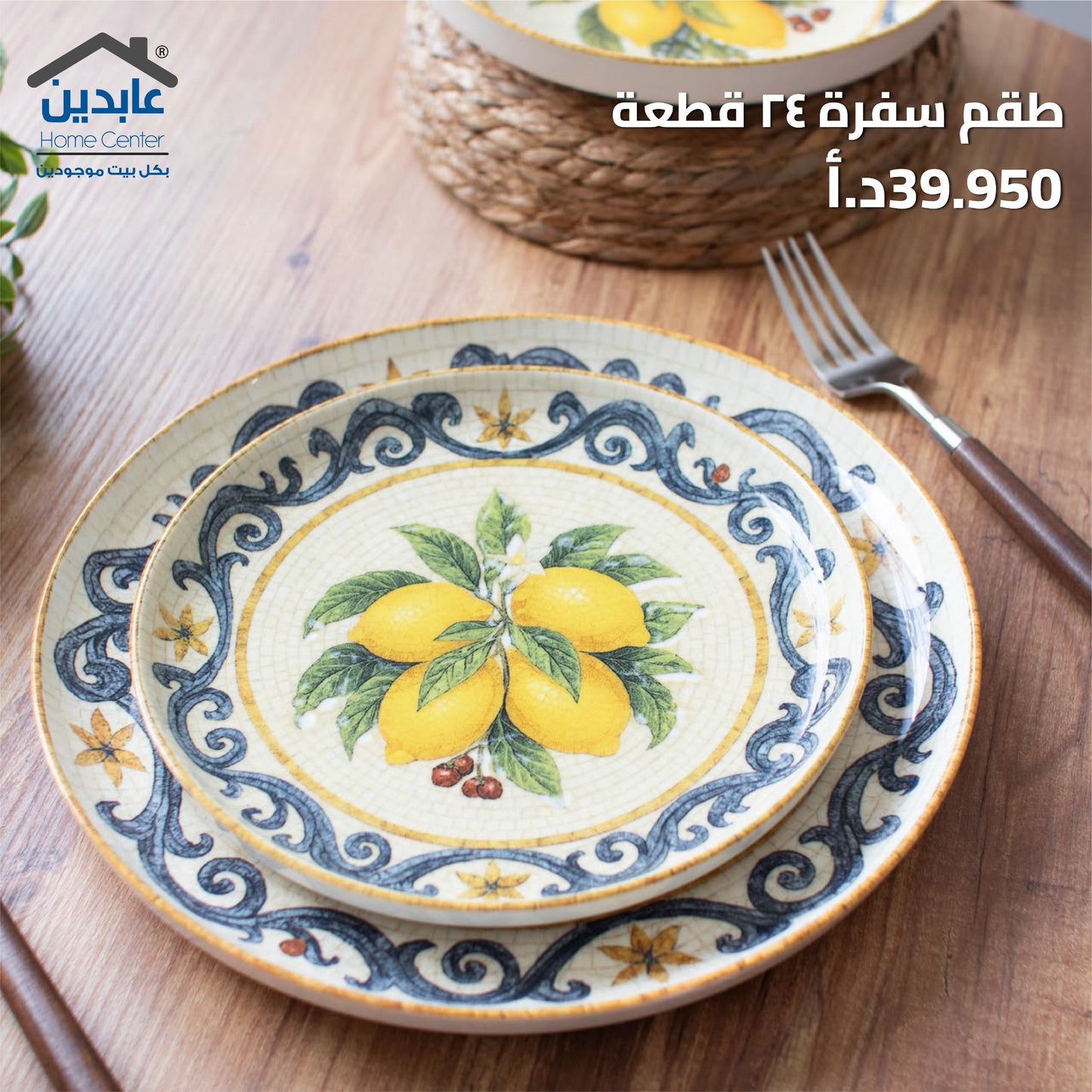 طقم سفرة 24 قطعة