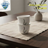 Plain coffee cup set