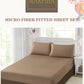 Microfiber rubber sheet