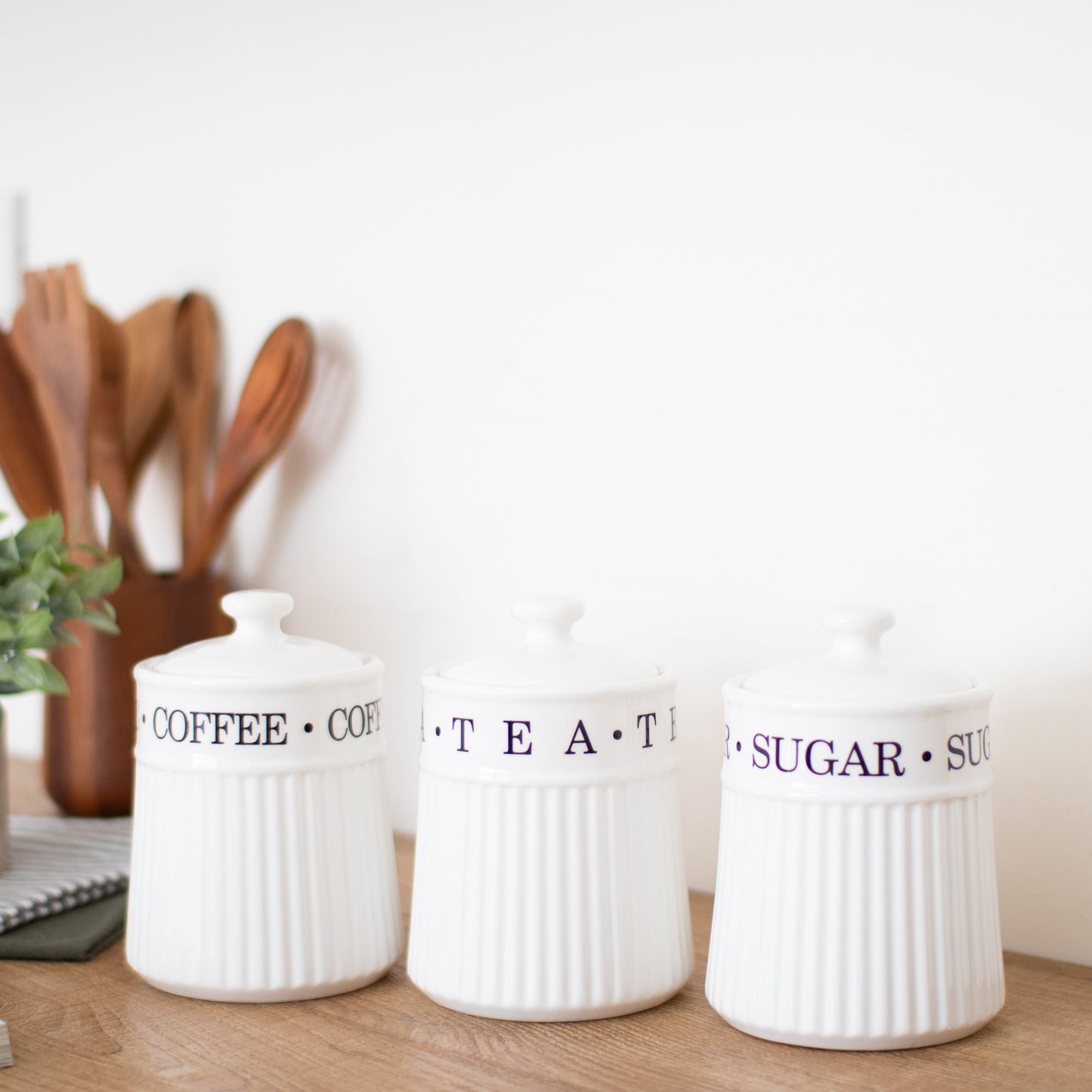 Porcelain spice set