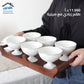 Yogurt set with tray