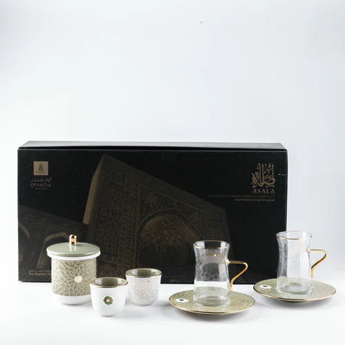 Arabic tea and coffee cup set