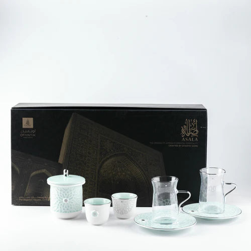 Arabic tea and coffee cup set