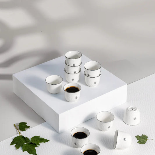 Otantik plain coffee cup set