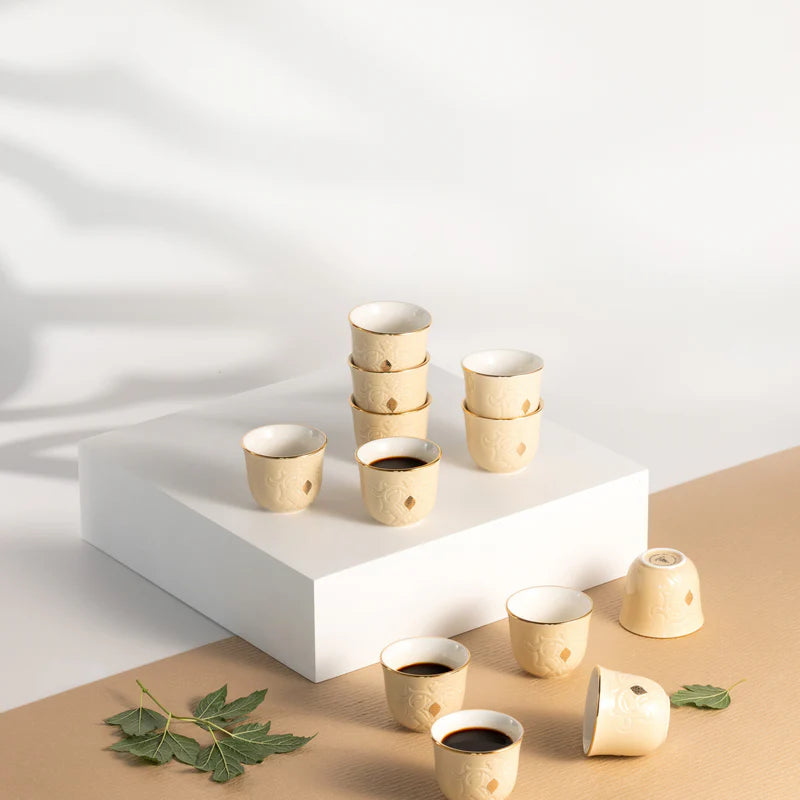 Otantik plain coffee cup set