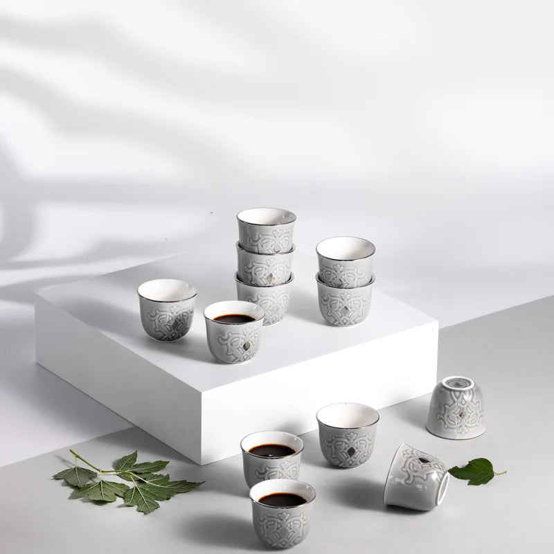 Otantik plain coffee cup set