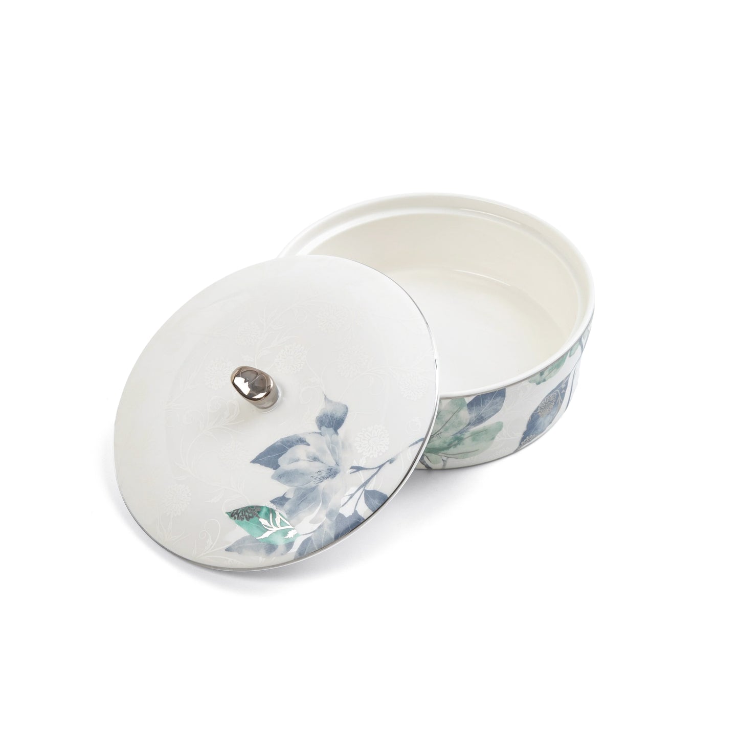 تمرية بورسلان بغطاء حجم وسط