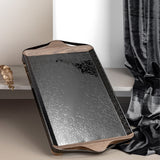 Metal serving tray