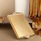 Metal serving tray
