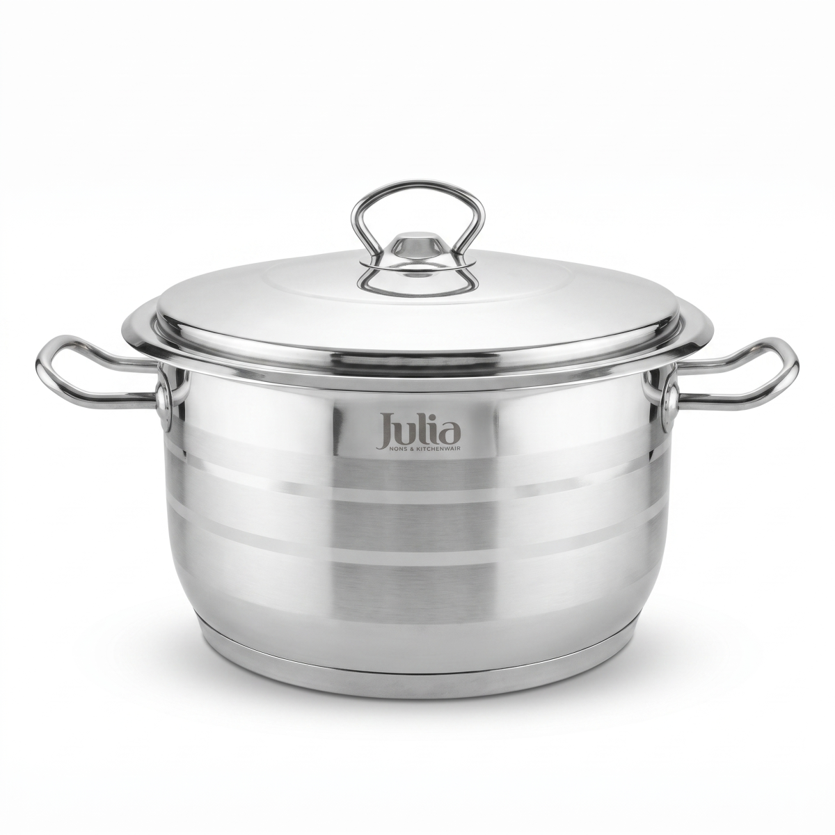 Stainless Steel Stock Pot with Lid — Julia Kitchenware
