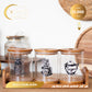 Glass spice set
