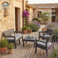 Outdoor seating set