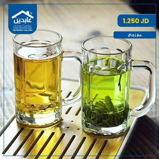 Glass mug