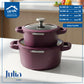 طنجرة جرانيت لون بيرغندي Julia