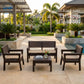 Outdoor seating set