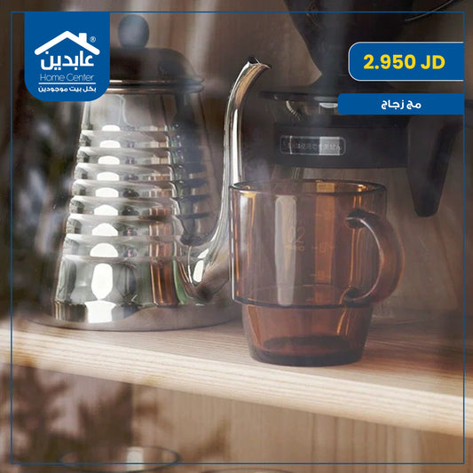 Glass mug