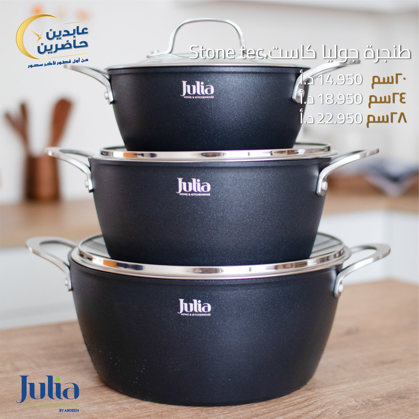 طنجرة كاست Stone Tec JULIA