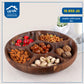 divided wooden plate