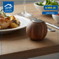 wood salt shaker